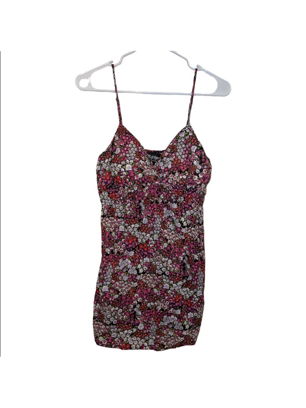Vintage Y2K floral mini dress